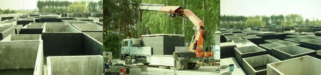 Zbiorniki betonowe w Sompolnie